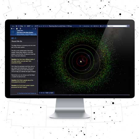 Starry Night College V7 Asteroids of the Main Belt Simulation